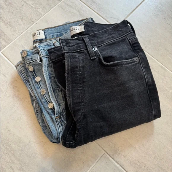 2 pairs of AGOLDE jeans - Picture 11 of 11